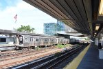 S Train arriving into Howard Beach-JFK Airport Station